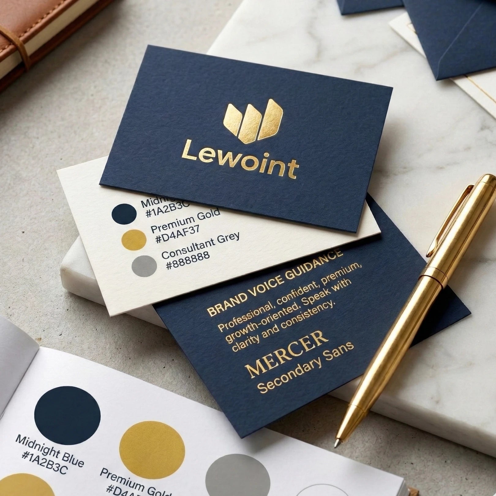 Visual Identity System (Colors & Fonts)