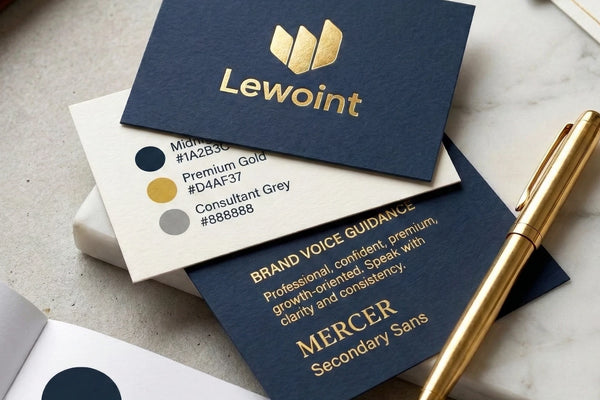 Visual Identity System (Colors & Fonts)